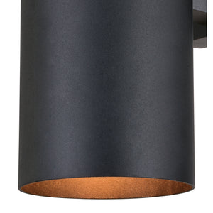 Vaxcel - T0653 - Two Light Outdoor Wall Mount - Chiasso - Textured Black