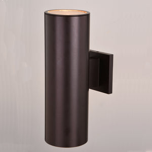 Vaxcel - T0654 - Two Light Outdoor Wall Mount - Chiasso - Deep Bronze