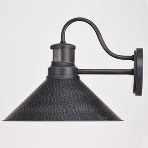 Vaxcel - T0670 - One Light Outdoor Motion Sensor Wall Mount - Outland - Aged Iron/Light Gold