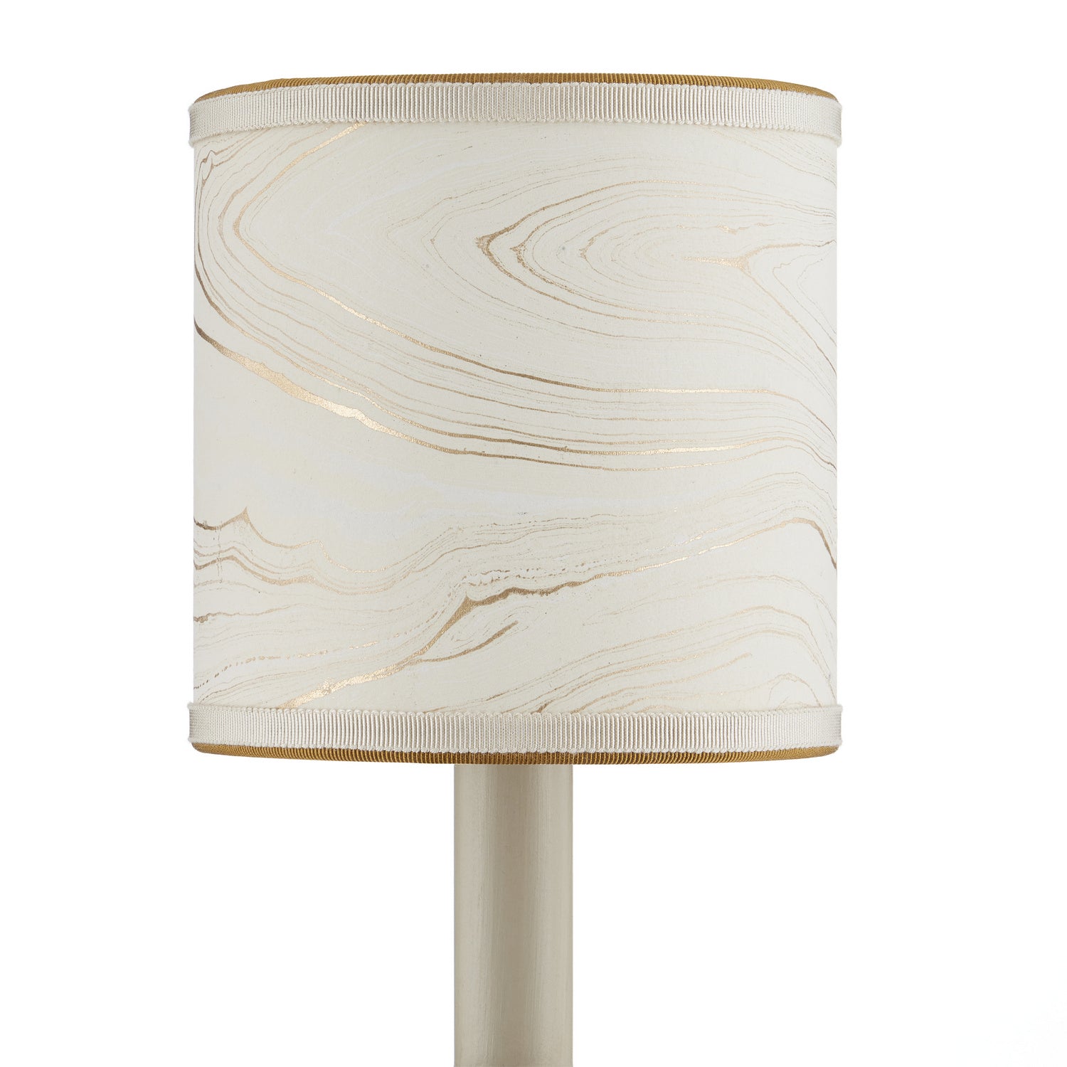 Currey and Company - 0900-0016 - Chandelier Shade - Cream/Gold