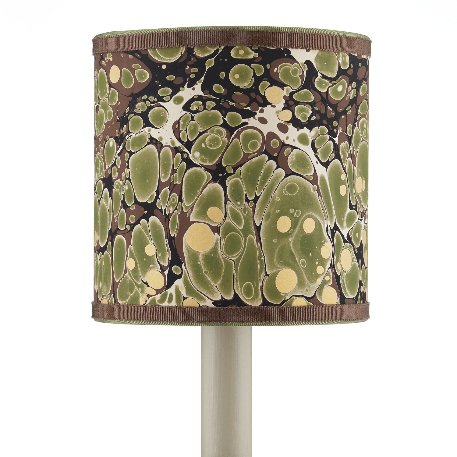 Currey and Company - 0900-0022 - Chandelier Shade - Green/Chocolate/Mustard