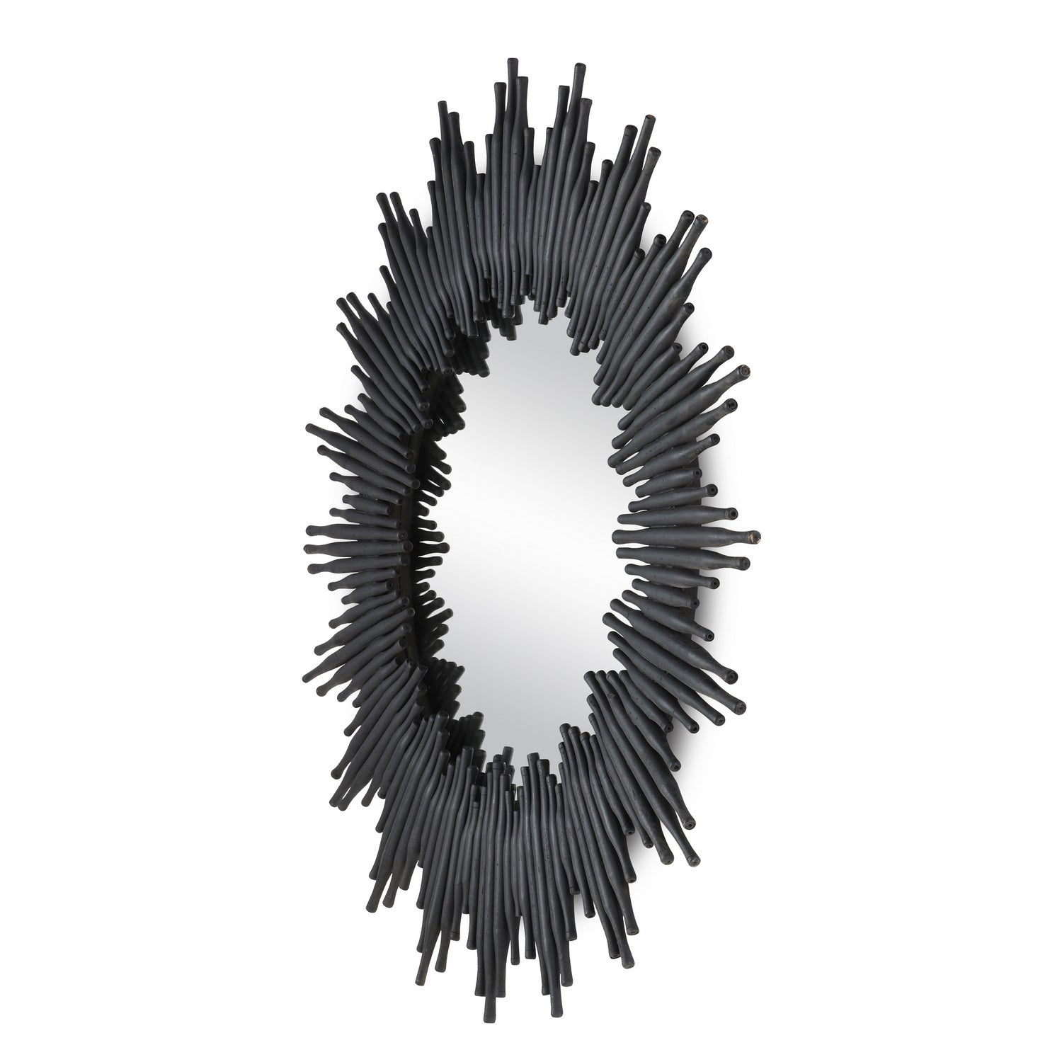 Currey and Company - 1000-0119 - Mirror - Chadee - Black/Mirror