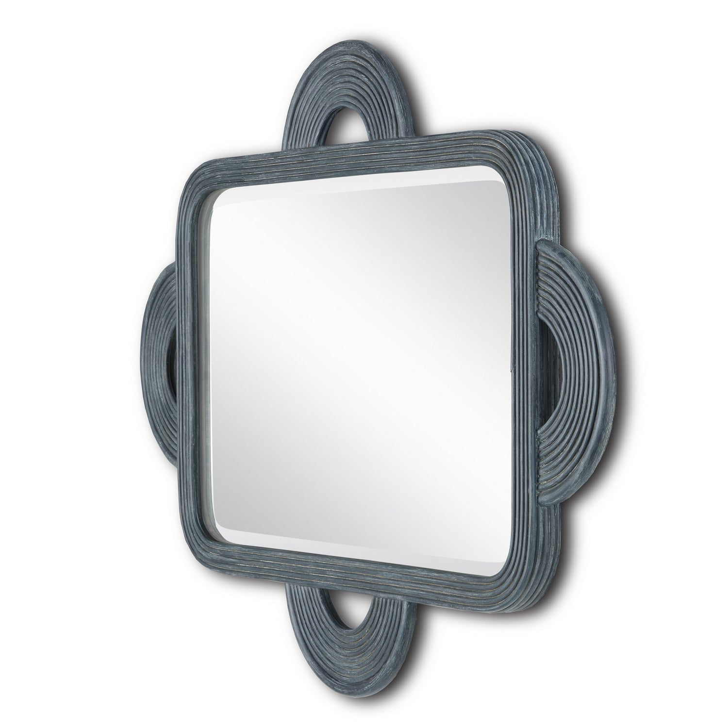 Currey and Company - 1000-0126 - Mirror - Santos - Vintage Navy/Mirror