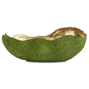 Currey and Company - 1200-0600 - Bowl - Jackfruit - Green/Gold