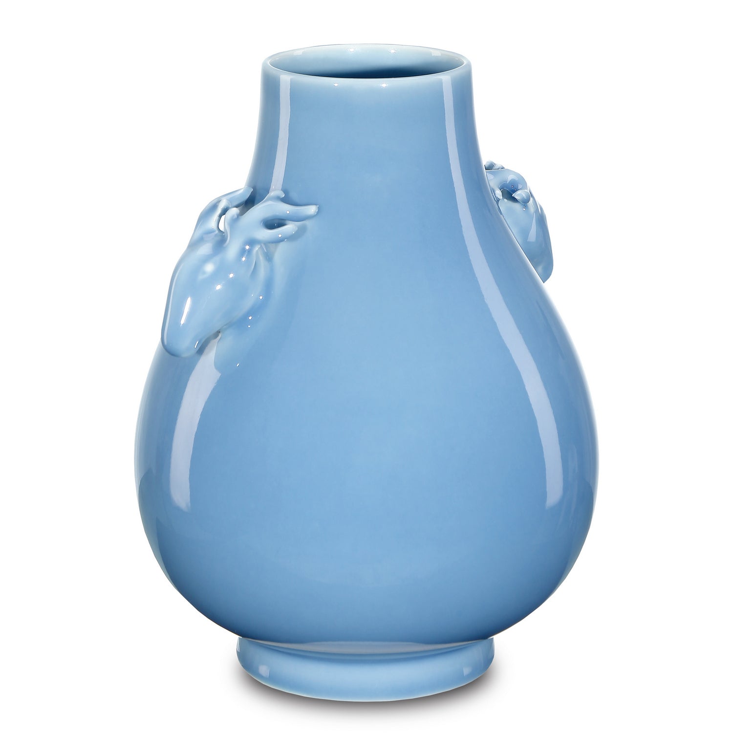 Currey and Company - 1200-0607 - Vase - Sky Blue - Lake Blue