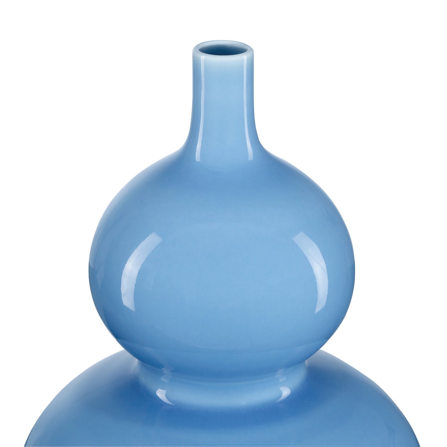 Currey and Company - 1200-0610 - Vase - Sky Blue - Lake Blue