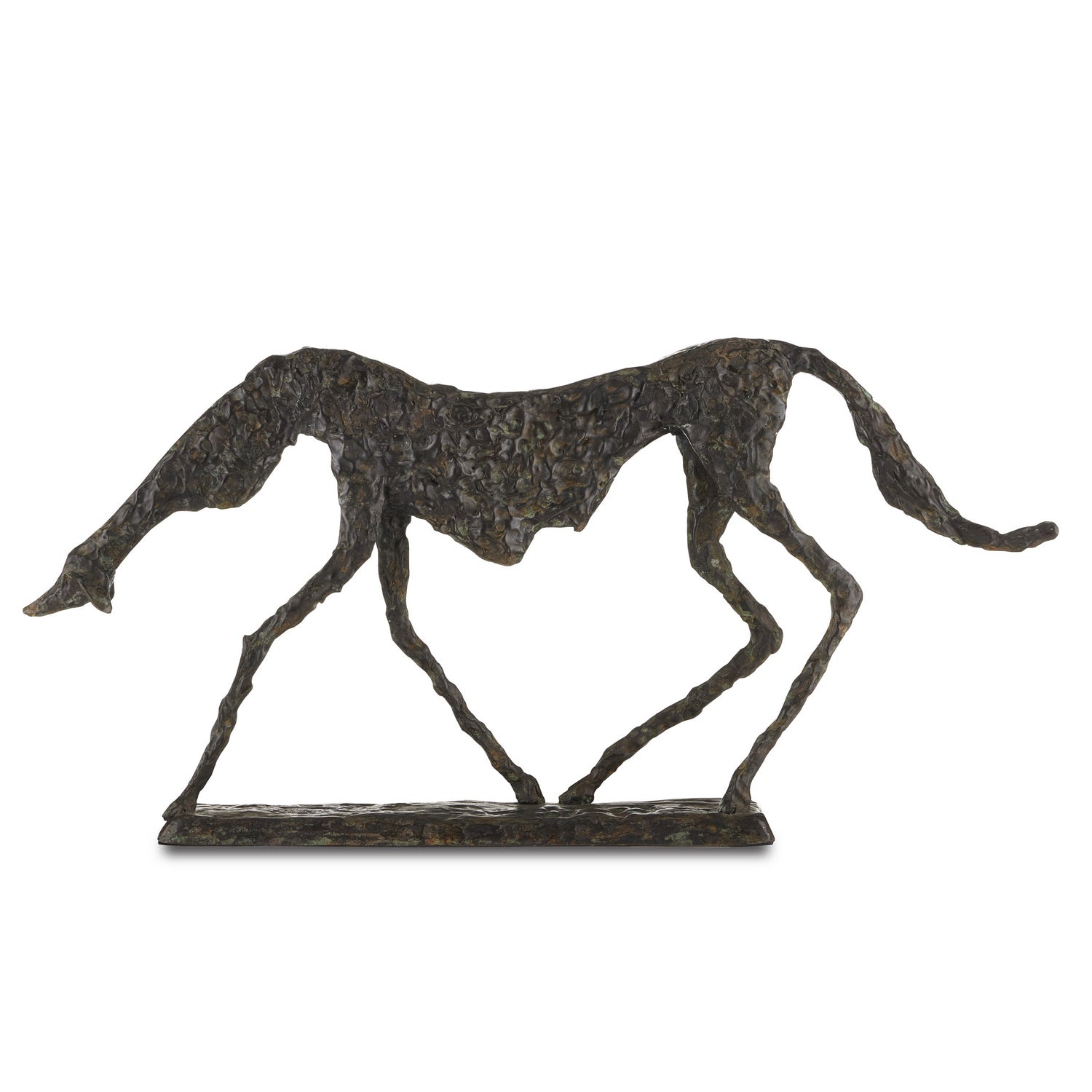 Currey and Company - 1200-0660 - Dog - Bronze