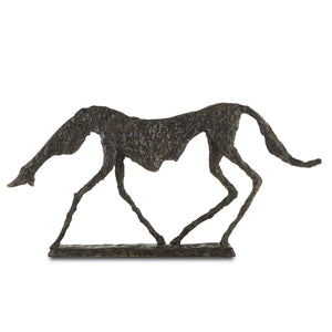 Currey and Company - 1200-0660 - Dog - Bronze