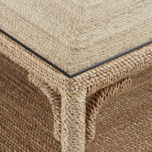 Currey and Company - 3000-0219 - Cocktail Table - Olisa - Natural Rope