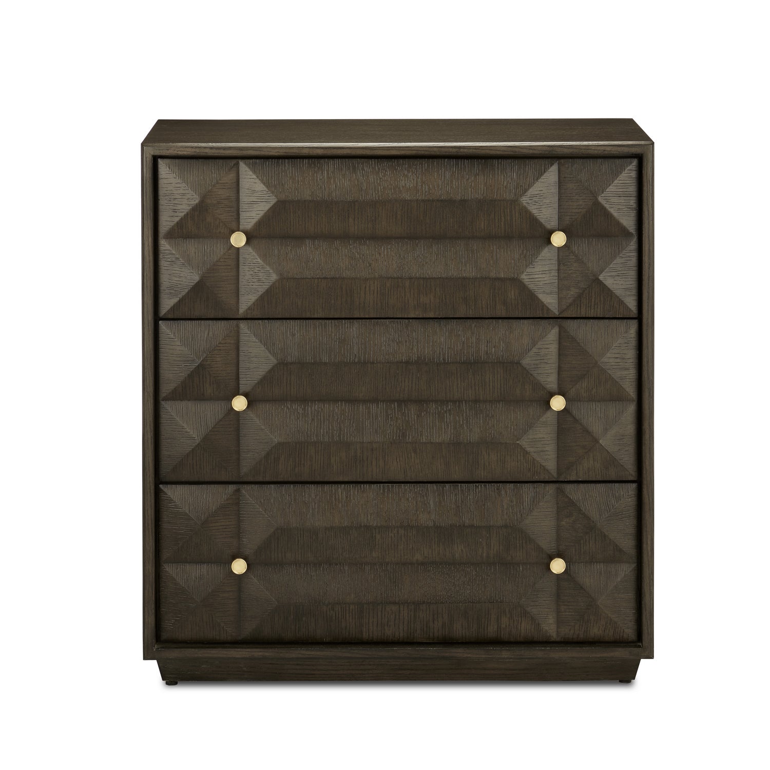 Currey and Company - 3000-0226 - Chest - Kendall - Dove Gray/Polished Brass