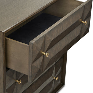 Currey and Company - 3000-0226 - Chest - Kendall - Dove Gray/Polished Brass