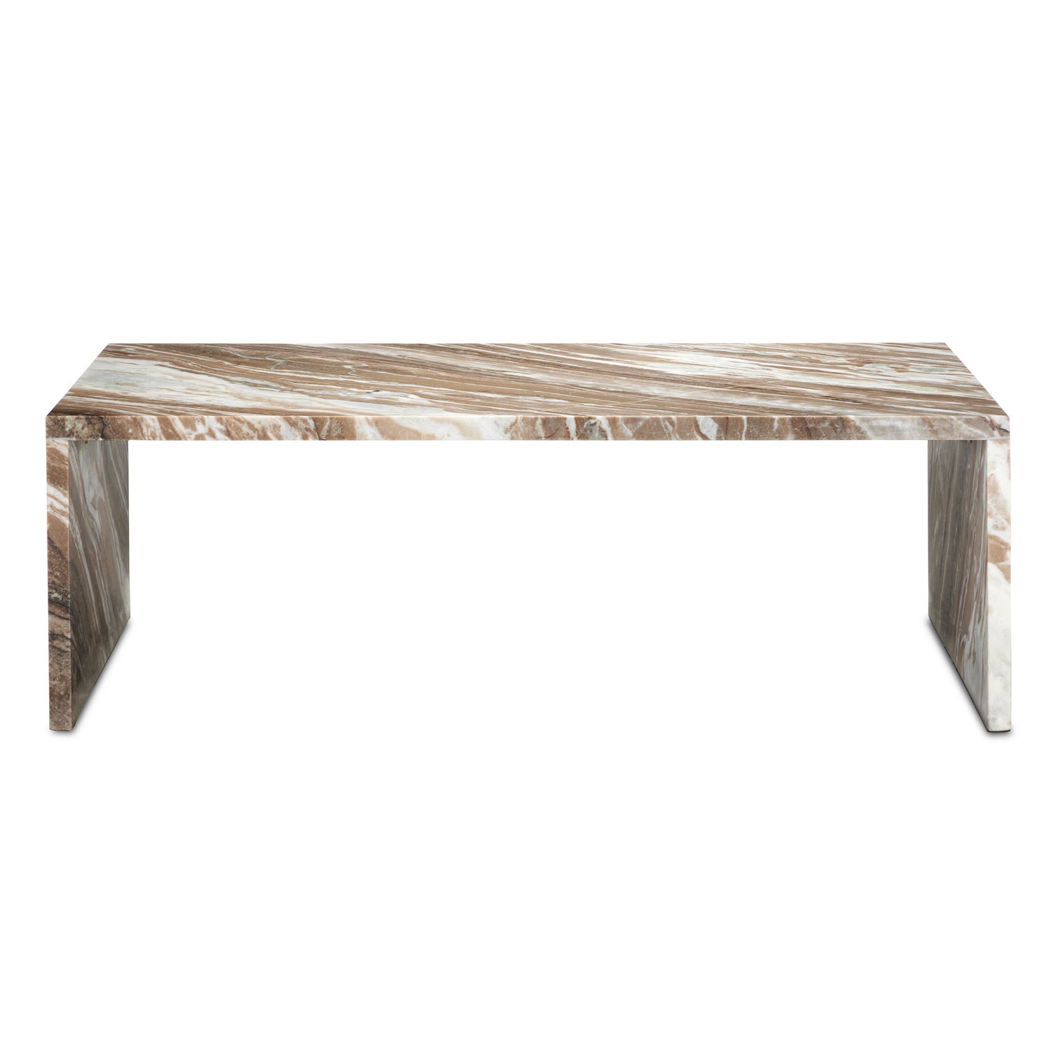 Currey and Company - 3000-0232 - Cocktail Table - Ryan - Brown Natural