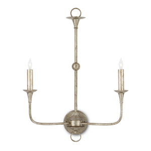 Currey and Company - 5000-0216 - Two Light Wall Sconce - Nottaway - Pyrite Bronze