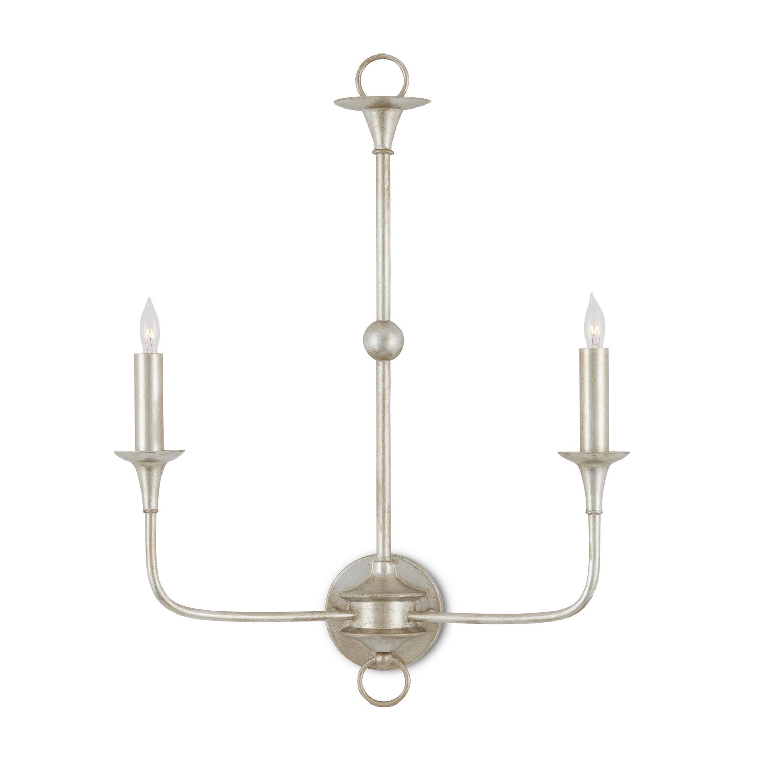 Currey and Company - 5000-0218 - Two Light Wall Sconce - Nottaway - Champagne