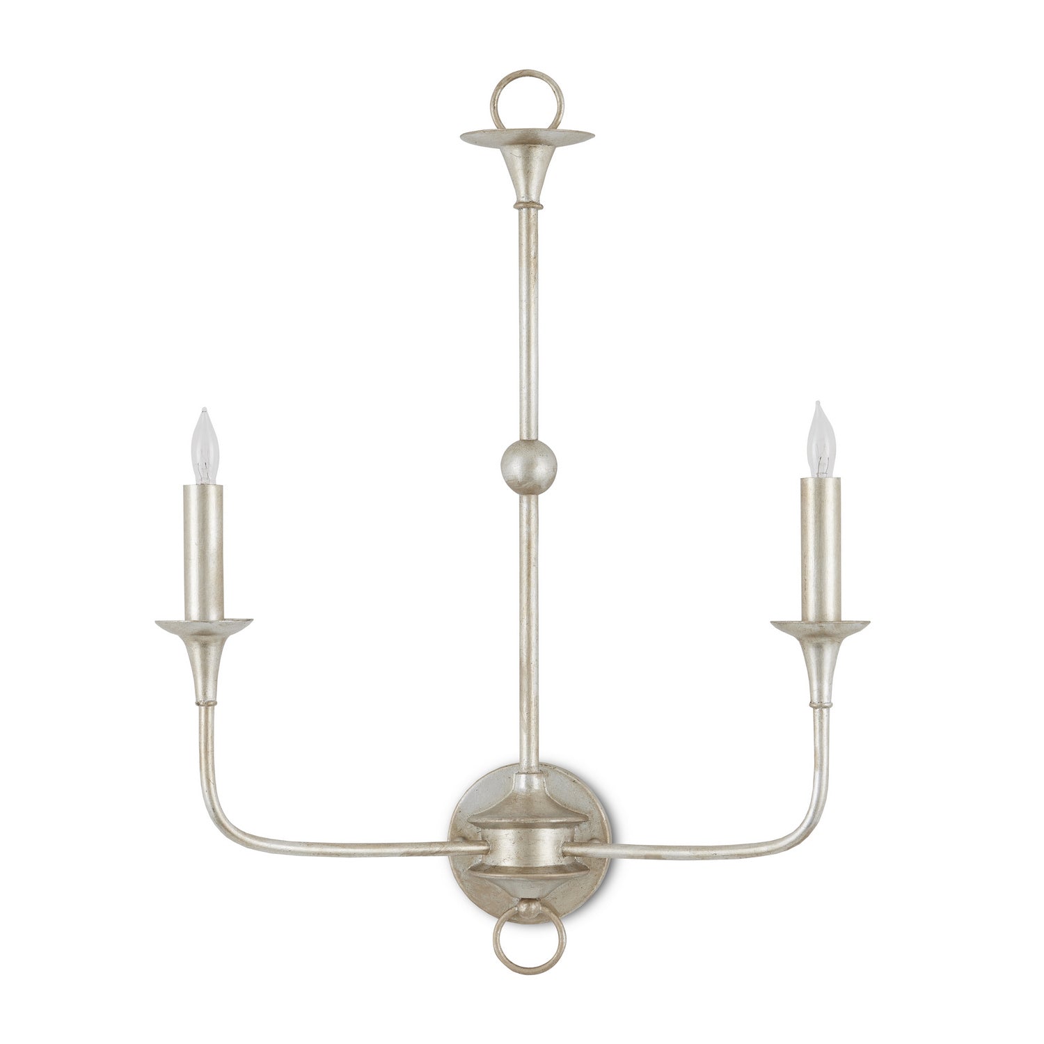 Currey and Company - 5000-0218 - Two Light Wall Sconce - Nottaway - Champagne