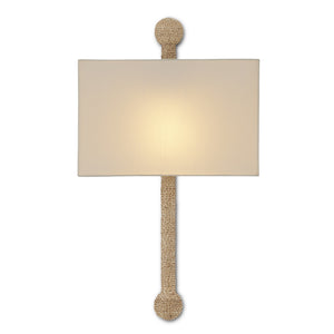 Currey and Company - 5900-0052 - One Light Wall Sconce - Senegal - Natural