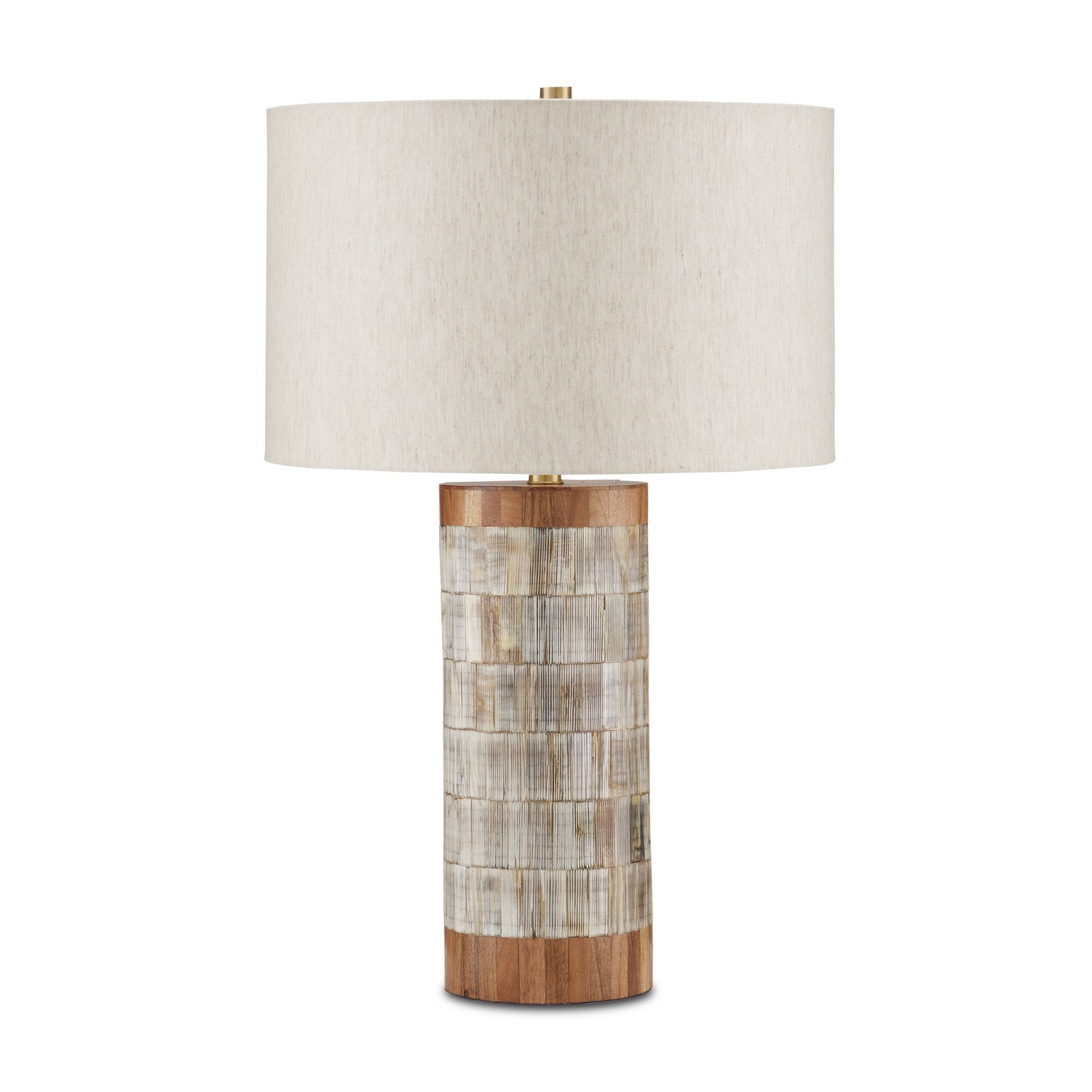 Currey and Company - 6000-0823 - One Light Table Lamp - Hyson - Natural/Brass