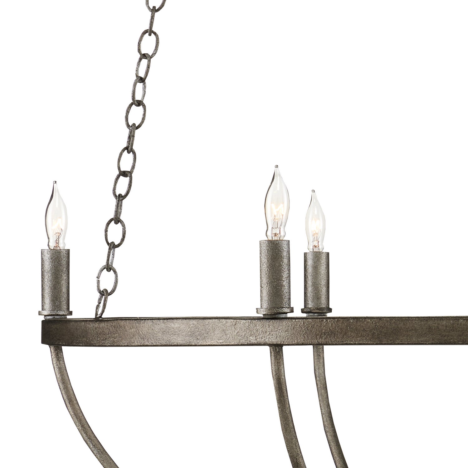 Currey and Company - 9000-0942 - Six Light Chandelier - Quillian - Light Molé