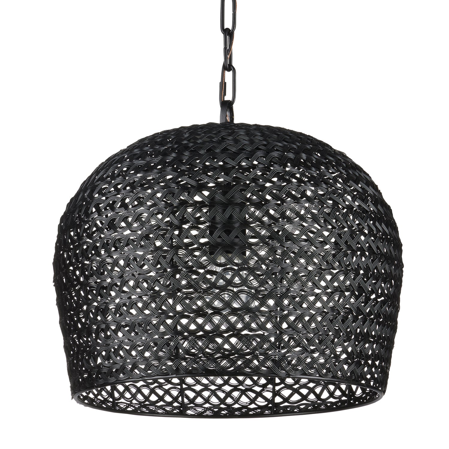 Currey and Company - 9000-0960 - One Light Pendant - Piero - Satin Black