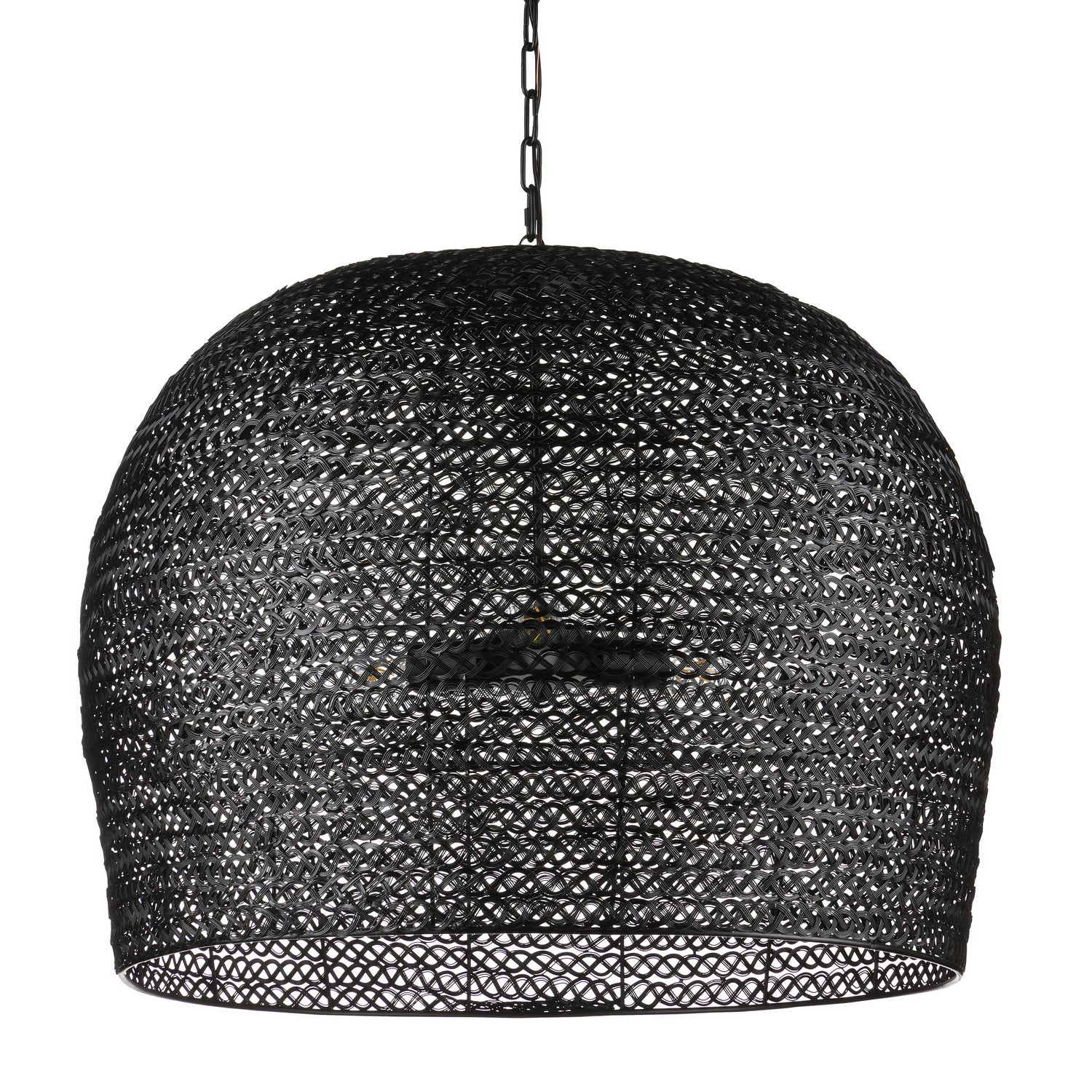 Currey and Company - 9000-0962 - Three Light Pendant - Piero - Satin Black