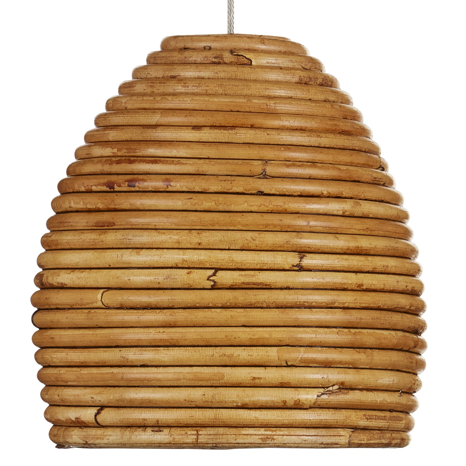 Currey and Company - 9000-0998 - One Light Pendant - Beehive - Natural