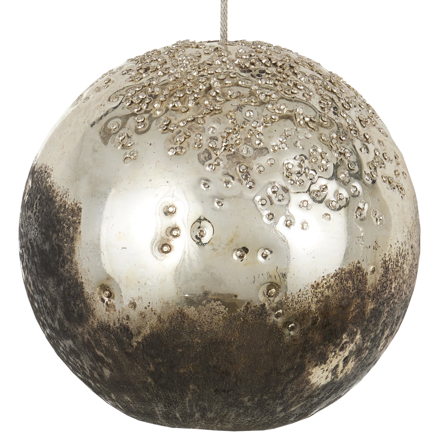 Currey and Company - 9000-1012 - One Light Pendant - Pathos - Antique Silver/Antique Gold/Matte Charcoal