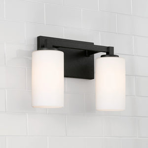 Capital Lighting - 119821BI-545 - Two Light Vanity - Ravenwood - Black Iron