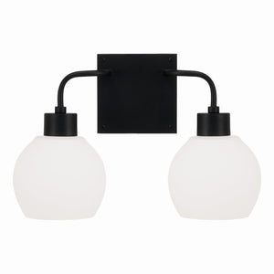 Capital Lighting - 120021MB-540 - Two Light Vanity - Tanner - Matte Black