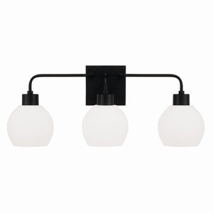 Capital Lighting - 120031MB-540 - Three Light Vanity - Tanner - Matte Black