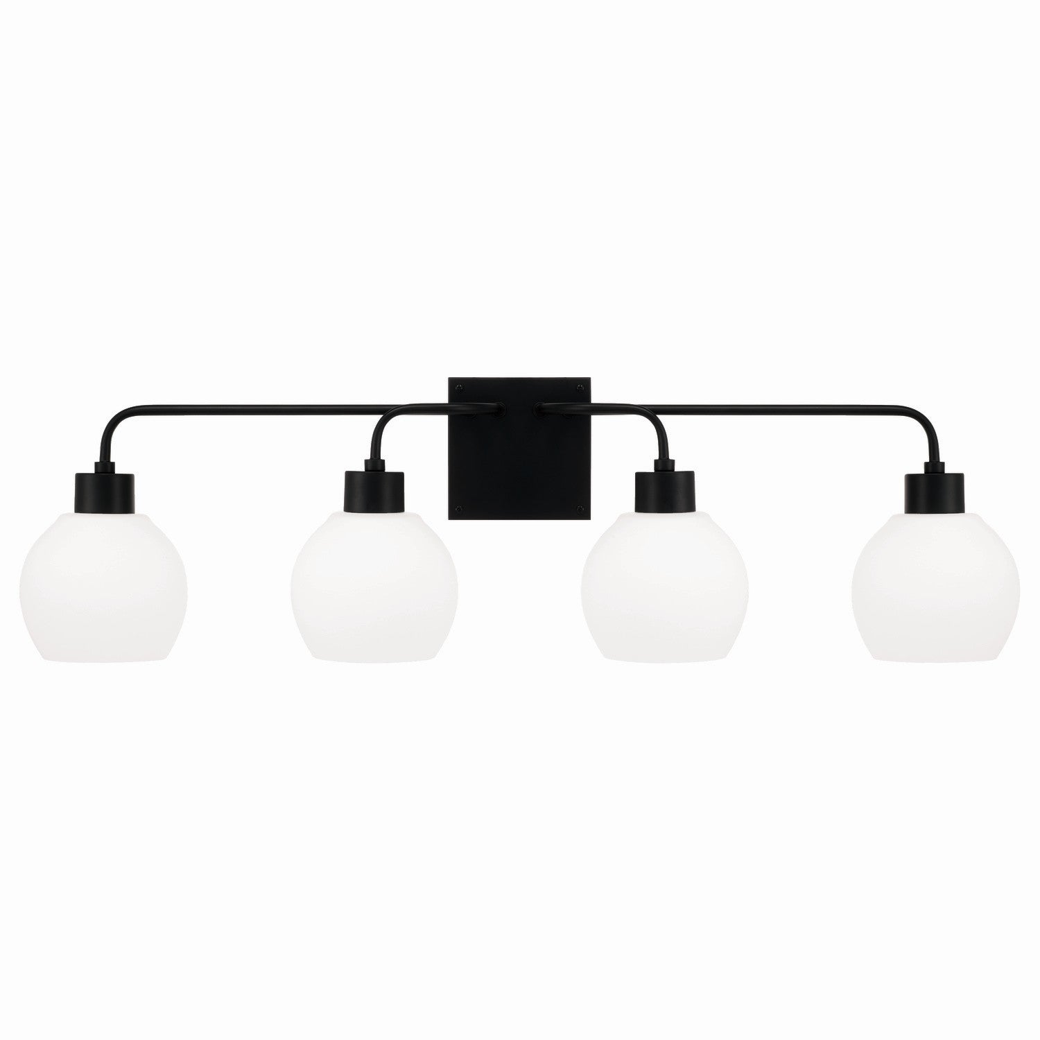 Capital Lighting - 120041MB-540 - Four Light Vanity - Tanner - Matte Black