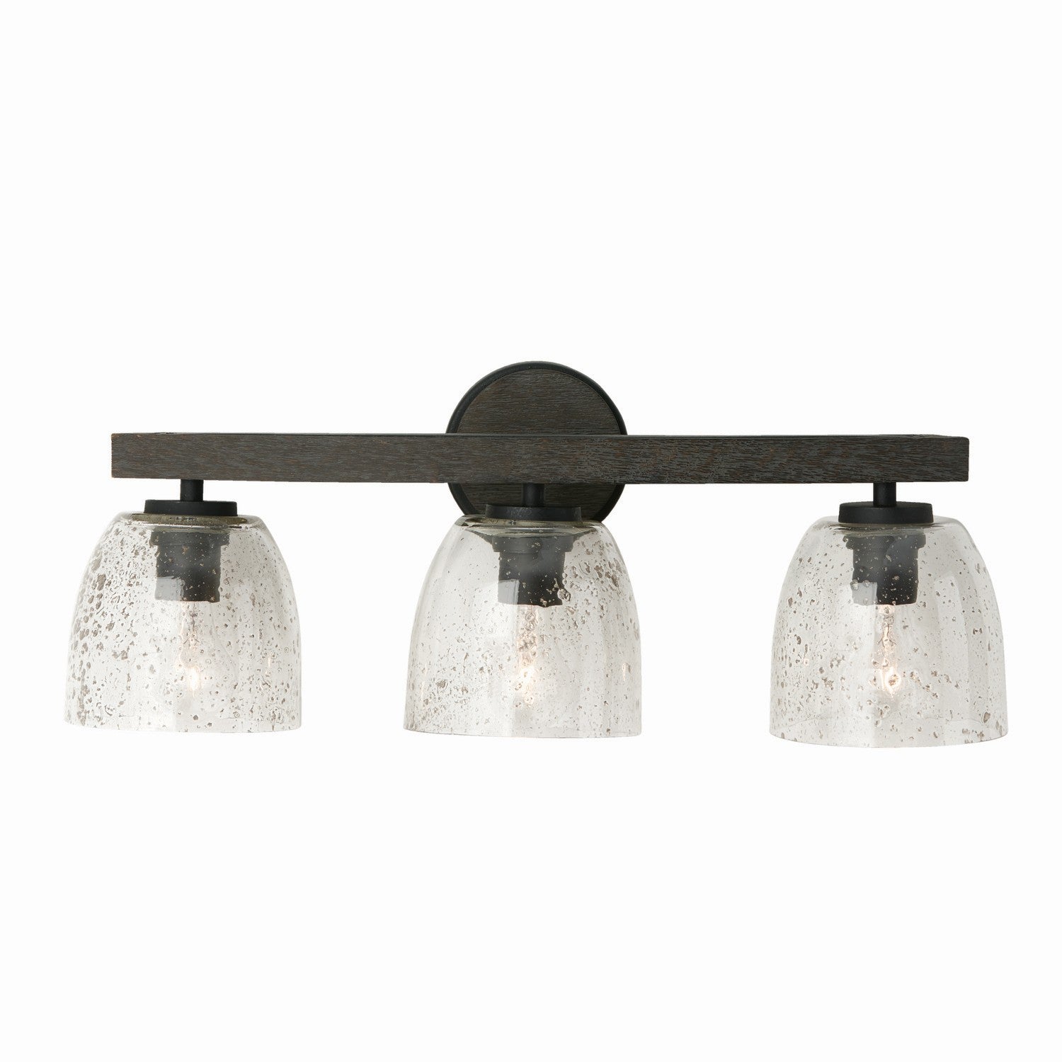 Capital Lighting - 147631CK-536 - Three Light Vanity - Clive - Carbon Grey and Black Iron