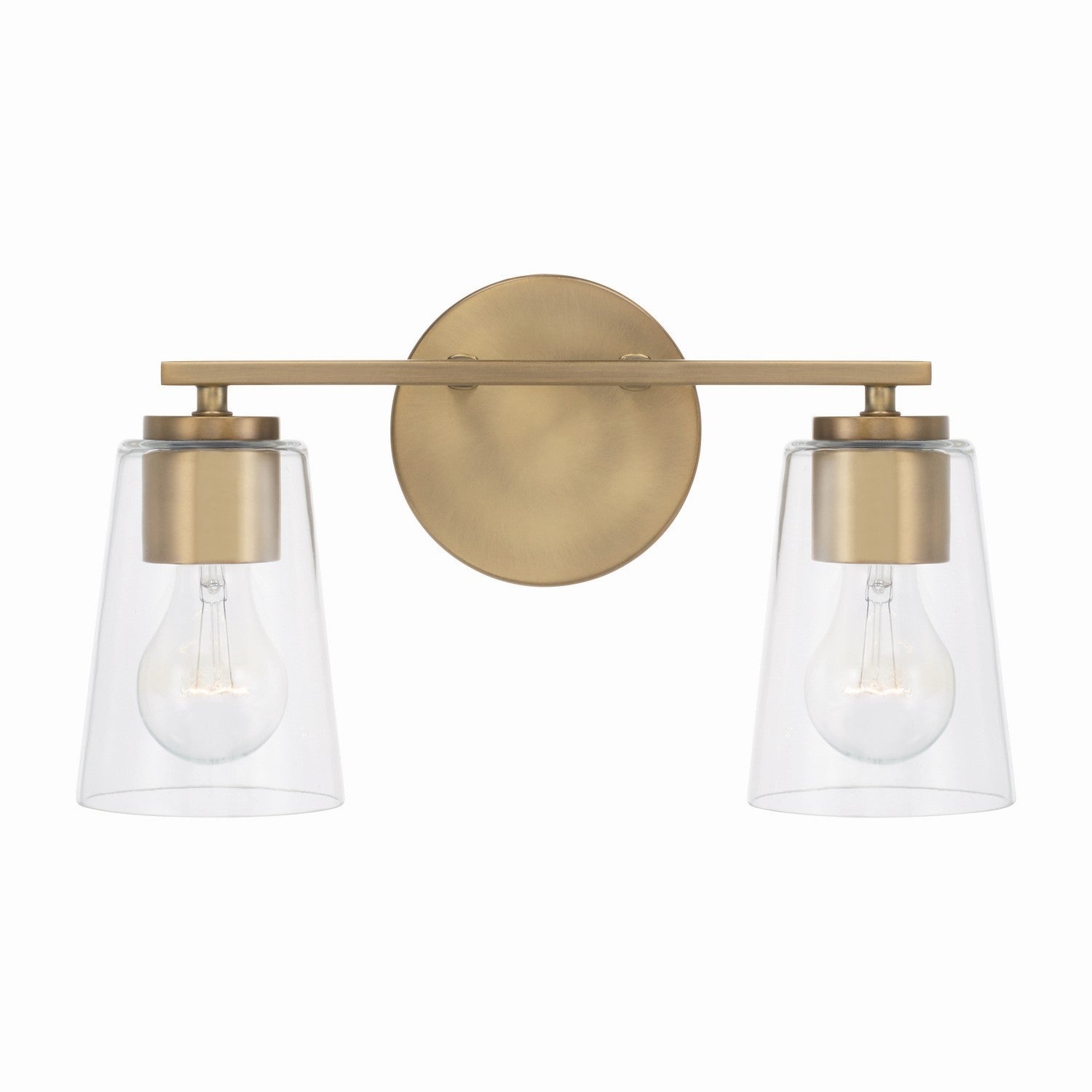 Capital Lighting - 148621AD-537 - Two Light Vanity - Portman - Aged Brass