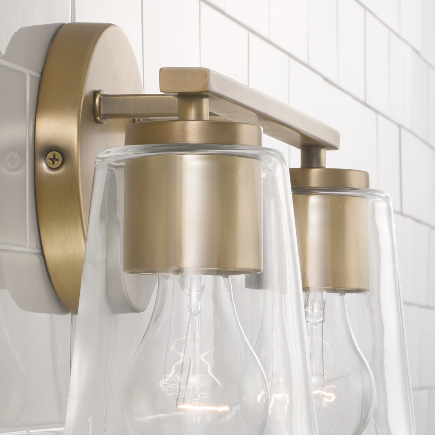 Capital Lighting - 148621AD-537 - Two Light Vanity - Portman - Aged Brass