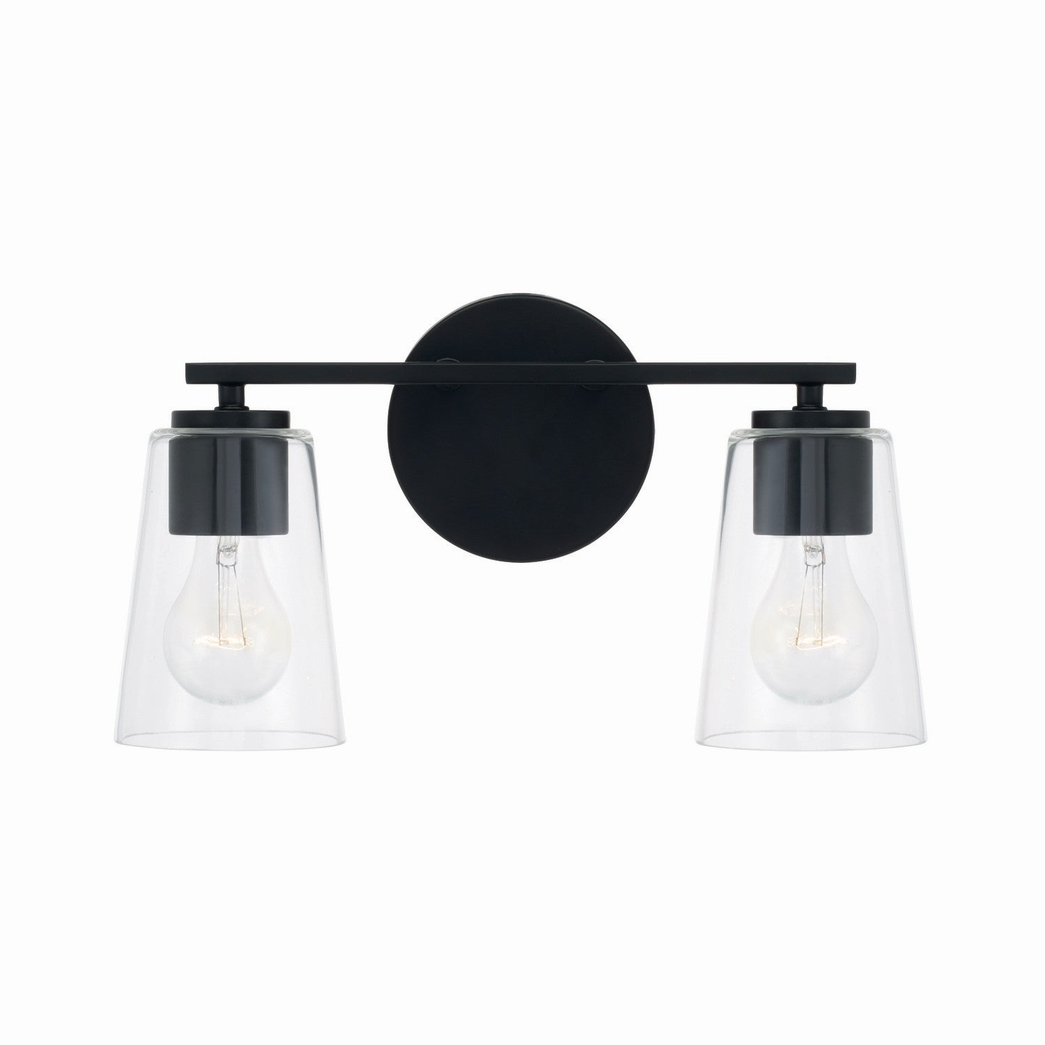 Capital Lighting - 148621MB-537 - Two Light Vanity - Portman - Matte Black