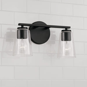 Capital Lighting - 148621MB-537 - Two Light Vanity - Portman - Matte Black