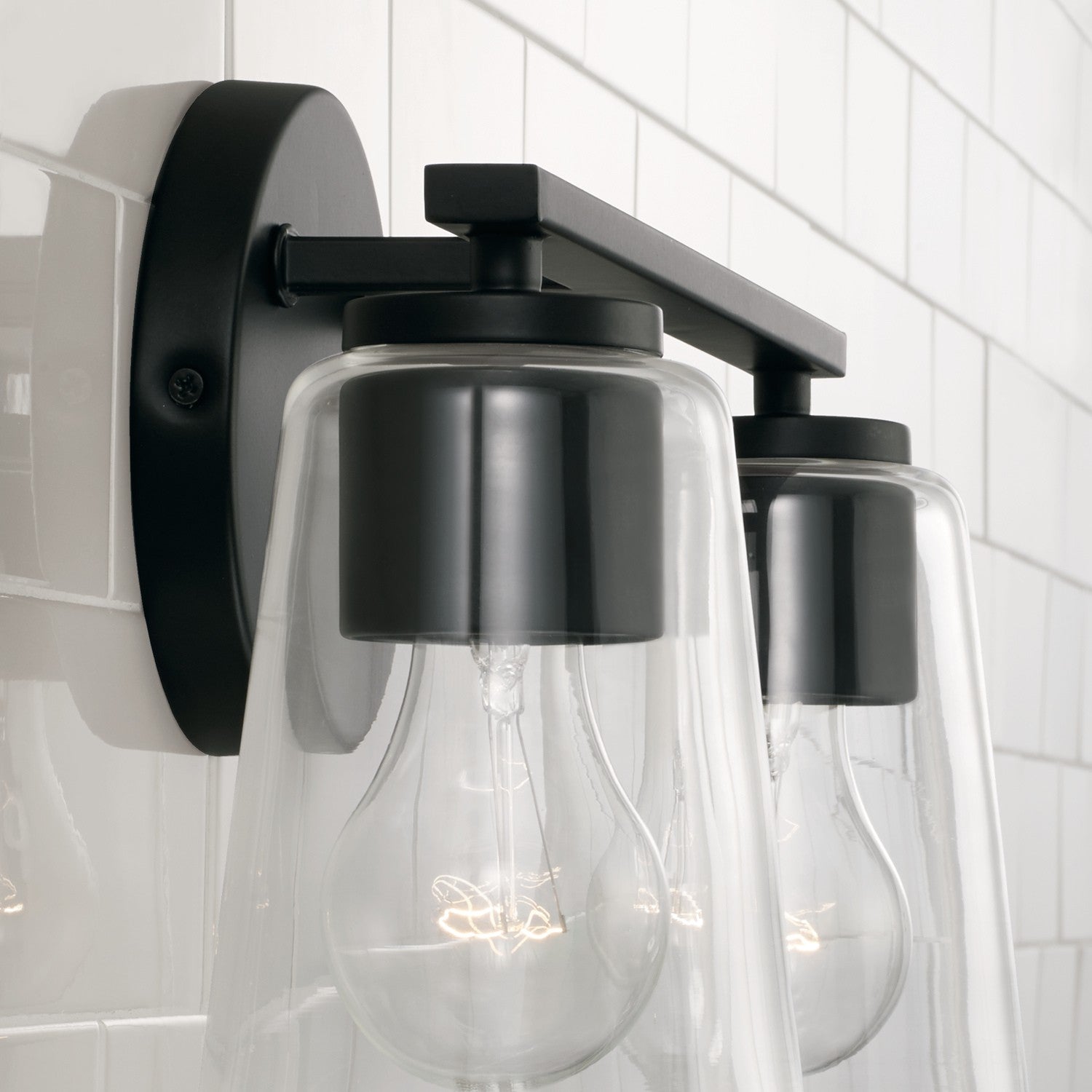 Capital Lighting - 148621MB-537 - Two Light Vanity - Portman - Matte Black