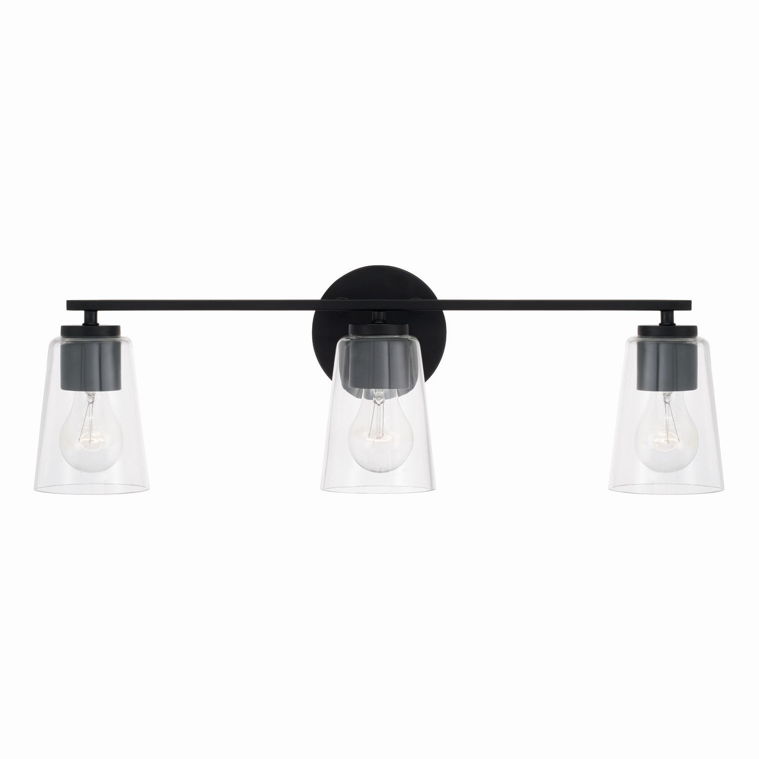 Capital Lighting - 148631MB-537 - Three Light Vanity - Portman - Matte Black