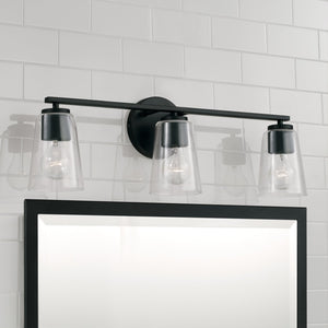 Capital Lighting - 148631MB-537 - Three Light Vanity - Portman - Matte Black