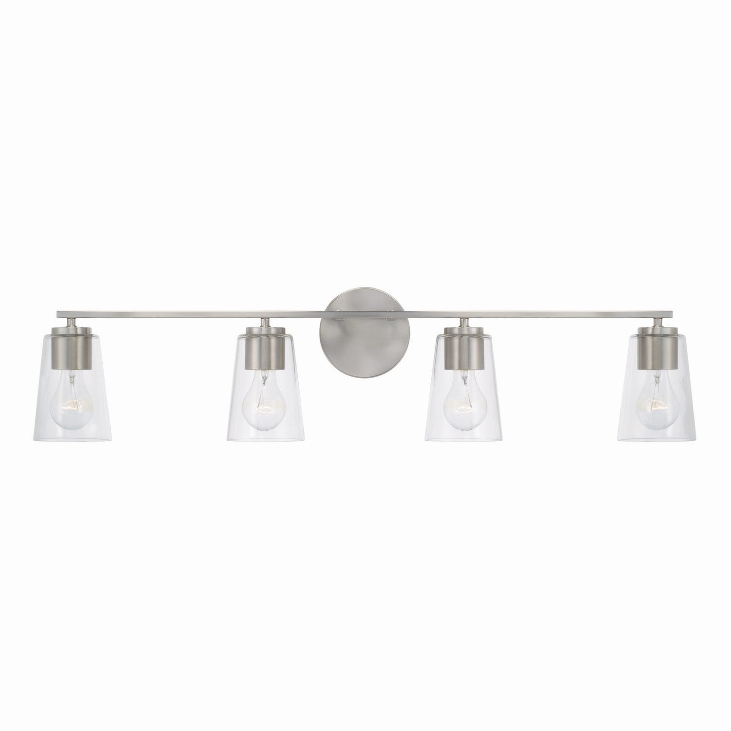 Capital Lighting - 148641BN-537 - Four Light Vanity - Portman - Brushed Nickel