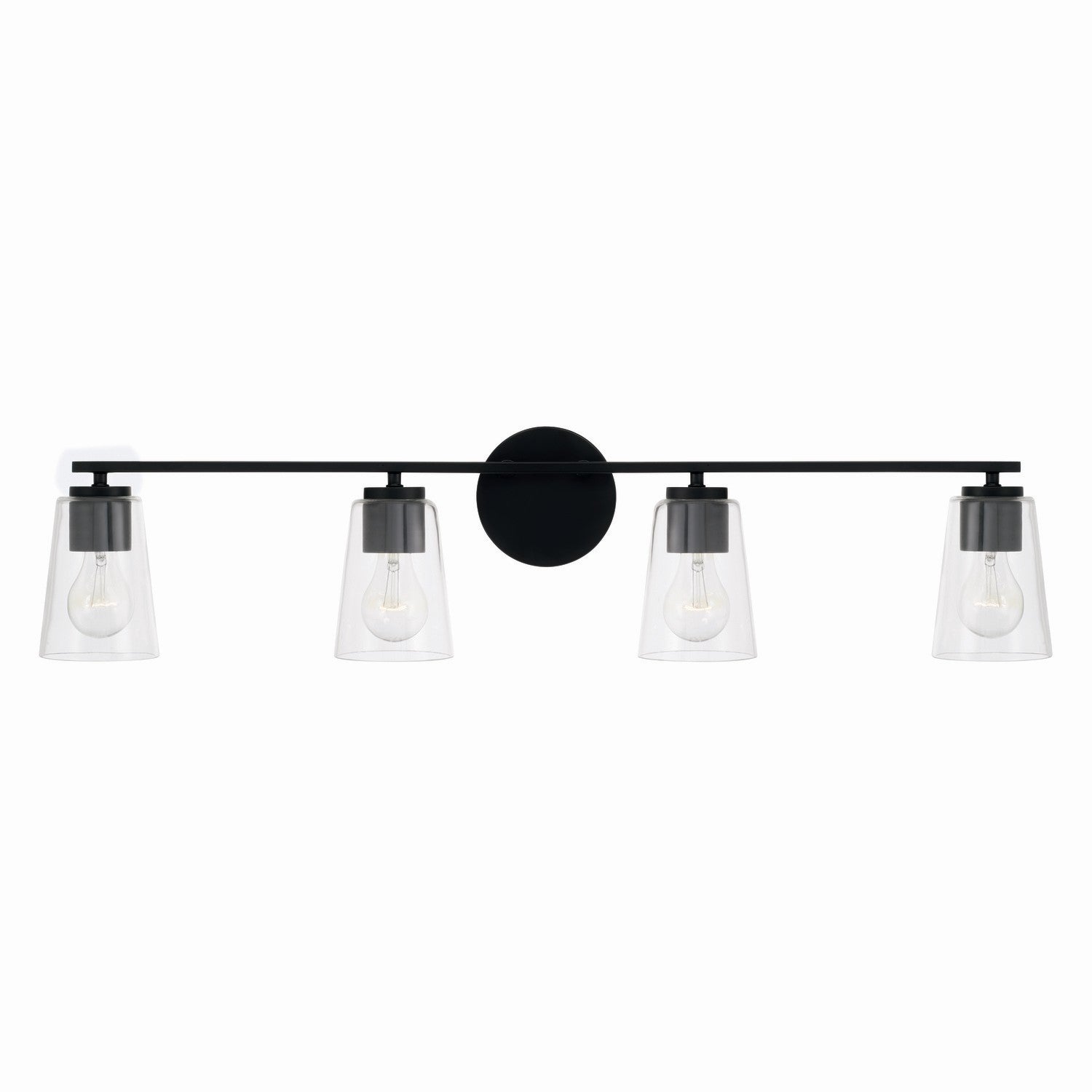 Capital Lighting - 148641MB-537 - Four Light Vanity - Portman - Matte Black