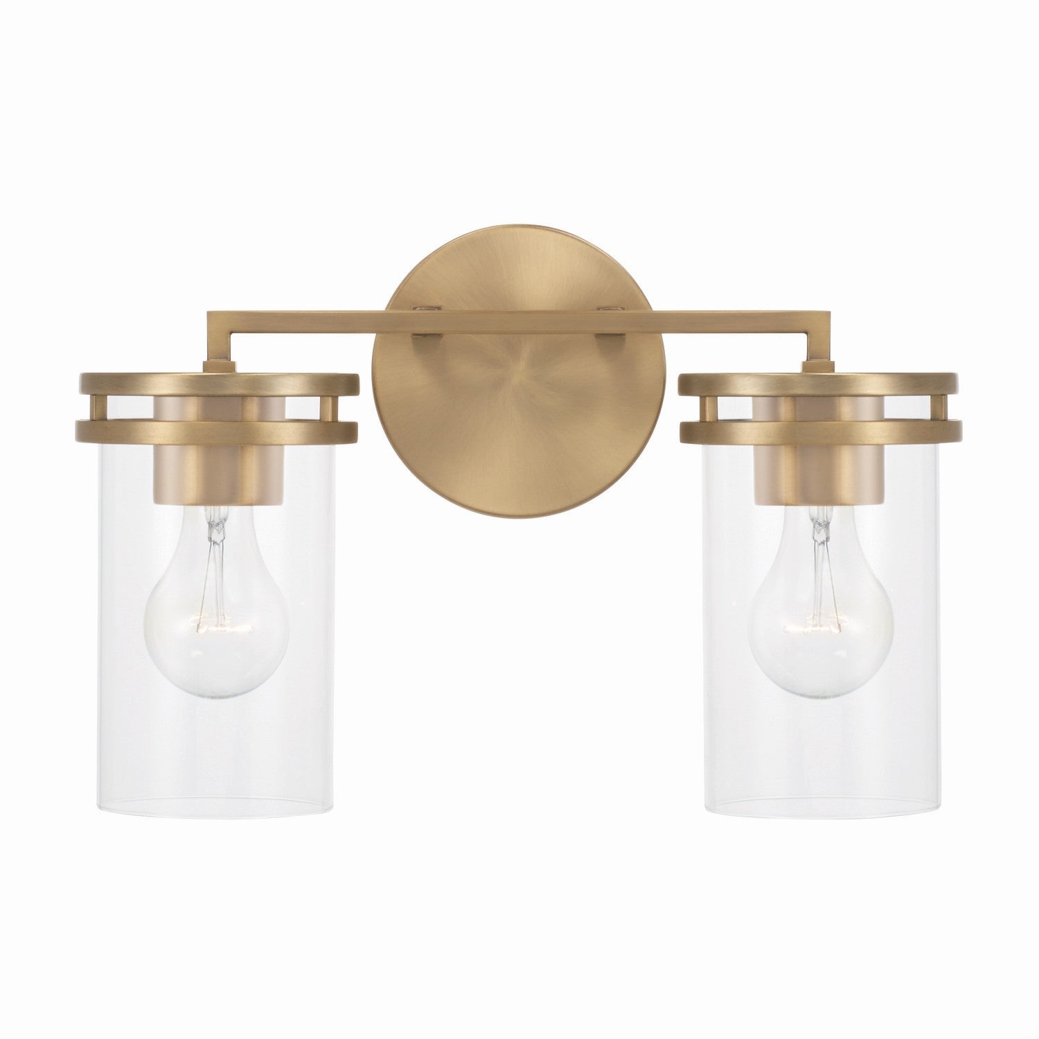Capital Lighting - 148721AD-539 - Two Light Vanity - Fuller - Aged Brass