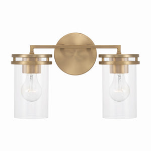 Capital Lighting - 148721AD-539 - Two Light Vanity - Fuller - Aged Brass