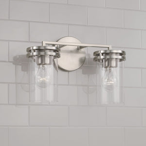 Capital Lighting - 148721BN-539 - Two Light Vanity - Fuller - Brushed Nickel