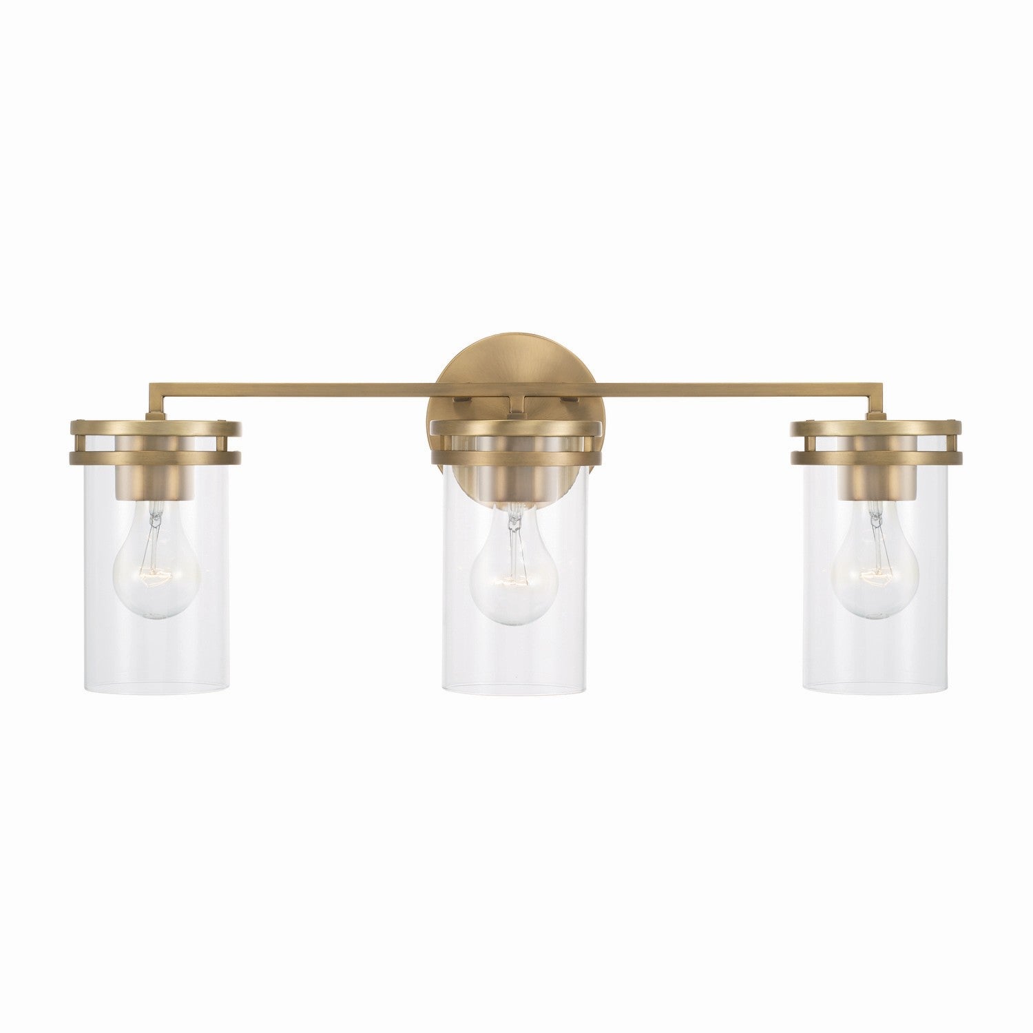 Capital Lighting - 148731AD-539 - Three Light Vanity - Fuller - Aged Brass
