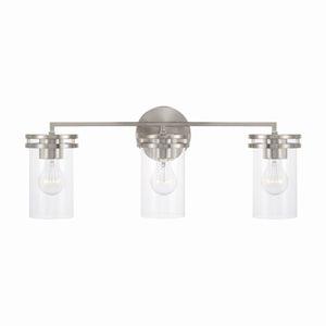 Capital Lighting - 148731BN-539 - Three Light Vanity - Fuller - Brushed Nickel