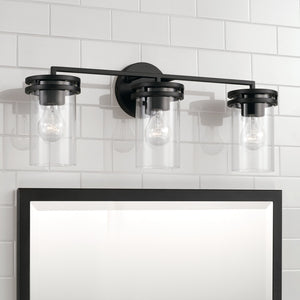 Capital Lighting - 148731MB-539 - Three Light Vanity - Fuller - Matte Black