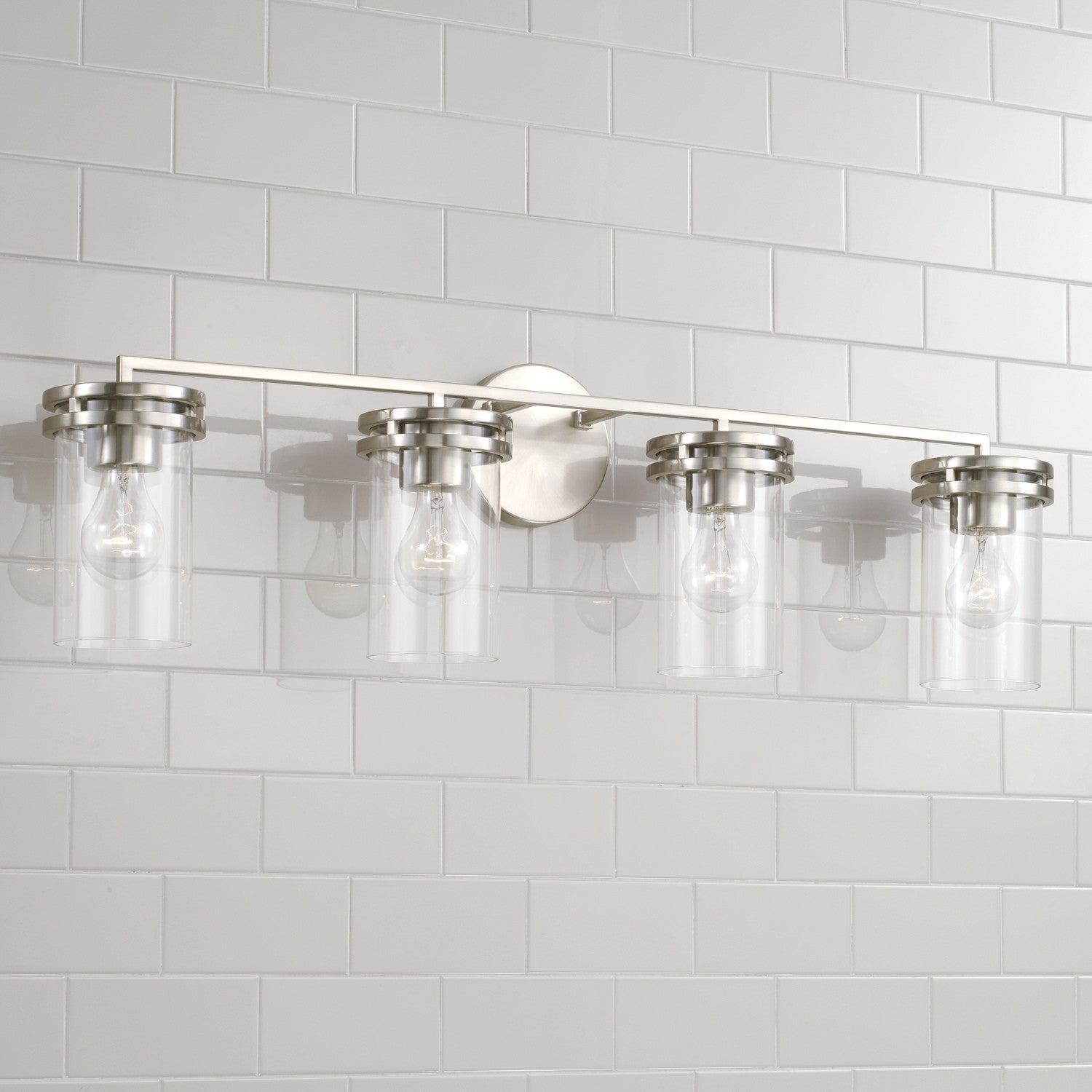 Capital Lighting - 148741BN-539 - Four Light Vanity - Fuller - Brushed Nickel