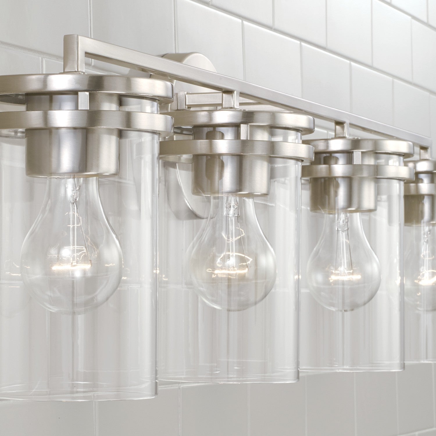 Capital Lighting - 148741BN-539 - Four Light Vanity - Fuller - Brushed Nickel