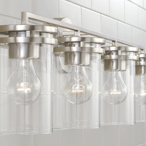 Capital Lighting - 148741BN-539 - Four Light Vanity - Fuller - Brushed Nickel