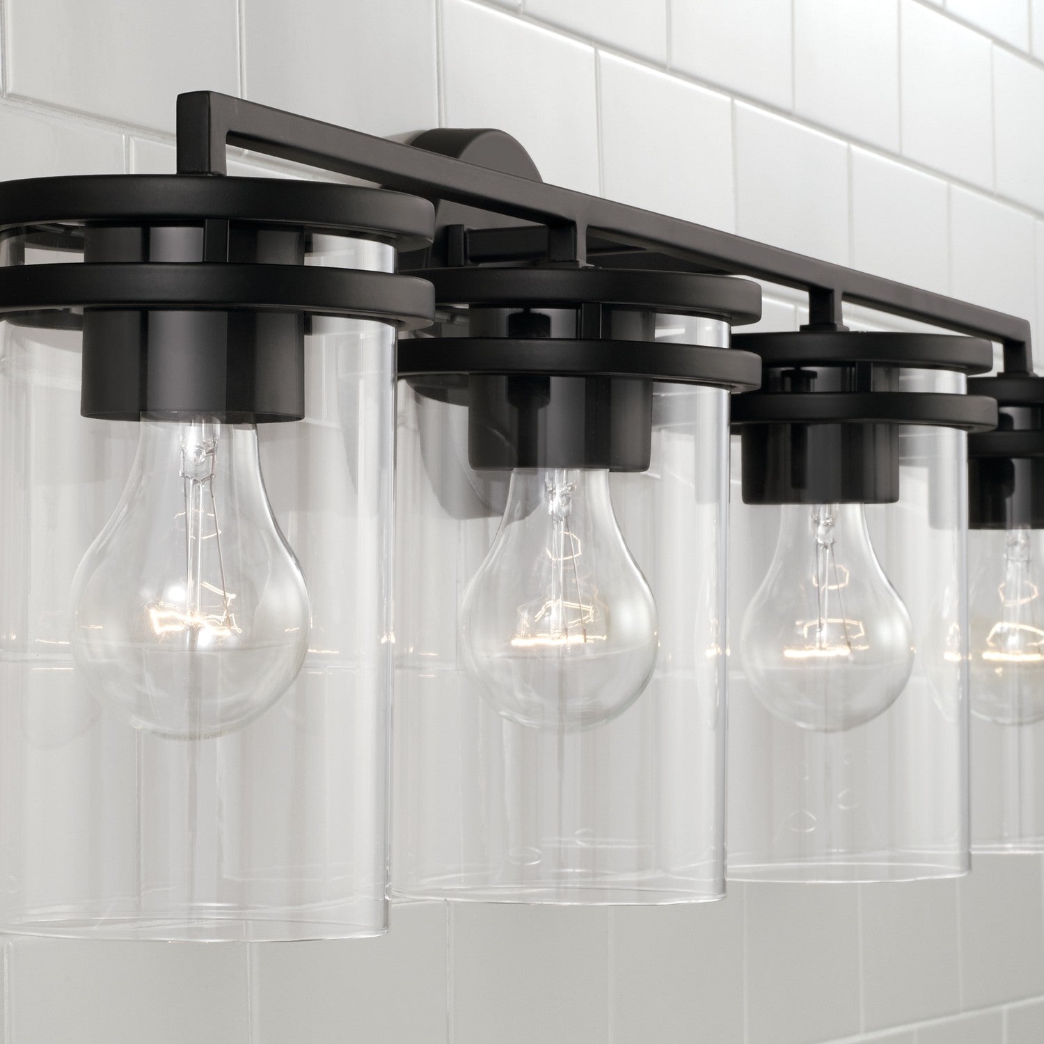 Capital Lighting - 148741MB-539 - Four Light Vanity - Fuller - Matte Black